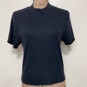 NWOT Freshman Junior’s Mock Neck Ribbed Knit Top